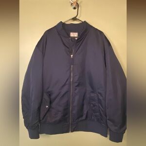 GAP Men's Navy Blue Bomber Jacket LT